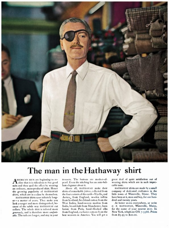 Man in the Hathaway shirt